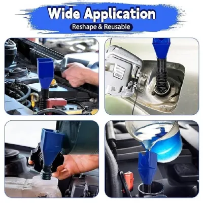 Portable Car Refueling Oil Funnel (1 pc)
